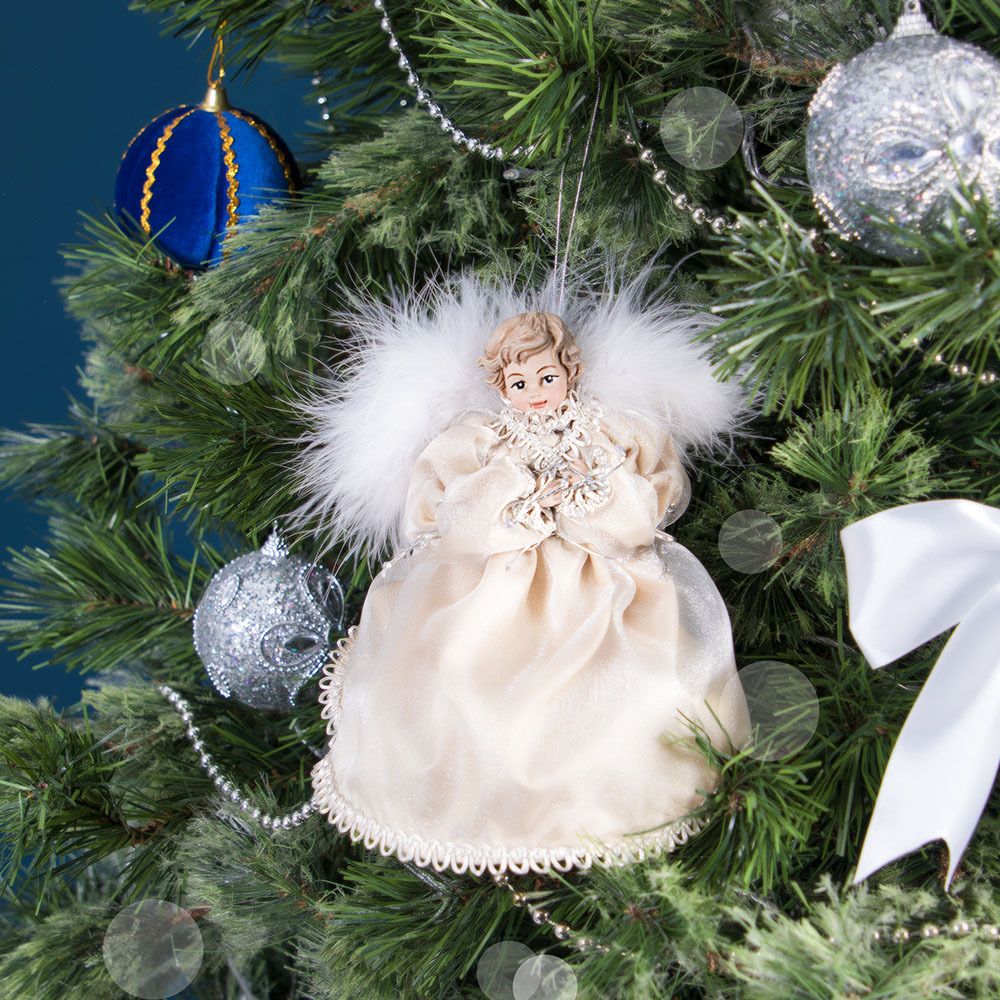 Елочное украшение Ангел Мерри Золото