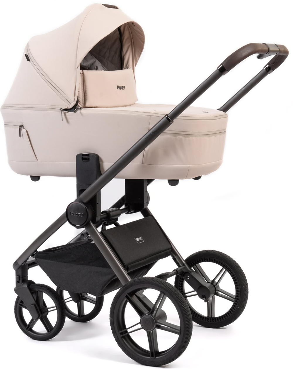 Детская коляска Peppy Monaco Thermo 3 в 1 с автокреслом Verona Black Beige