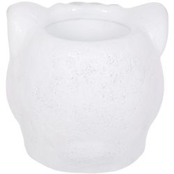 Статуэтка кашпо Кот Данди Белый