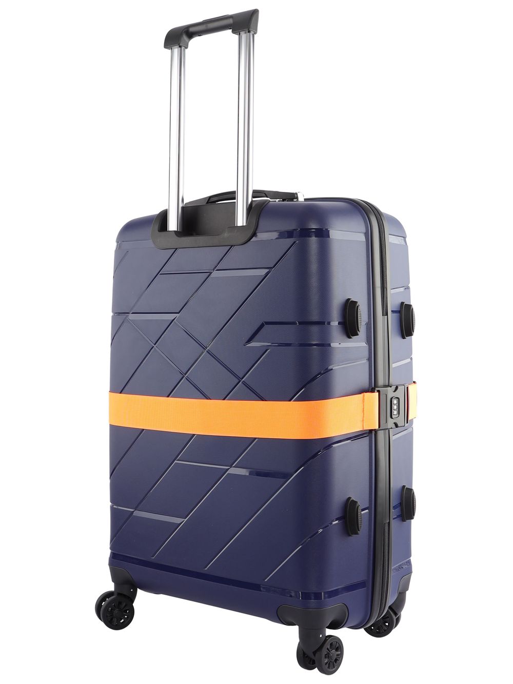 Чемодан 463 / С ремнем / Полипропилен