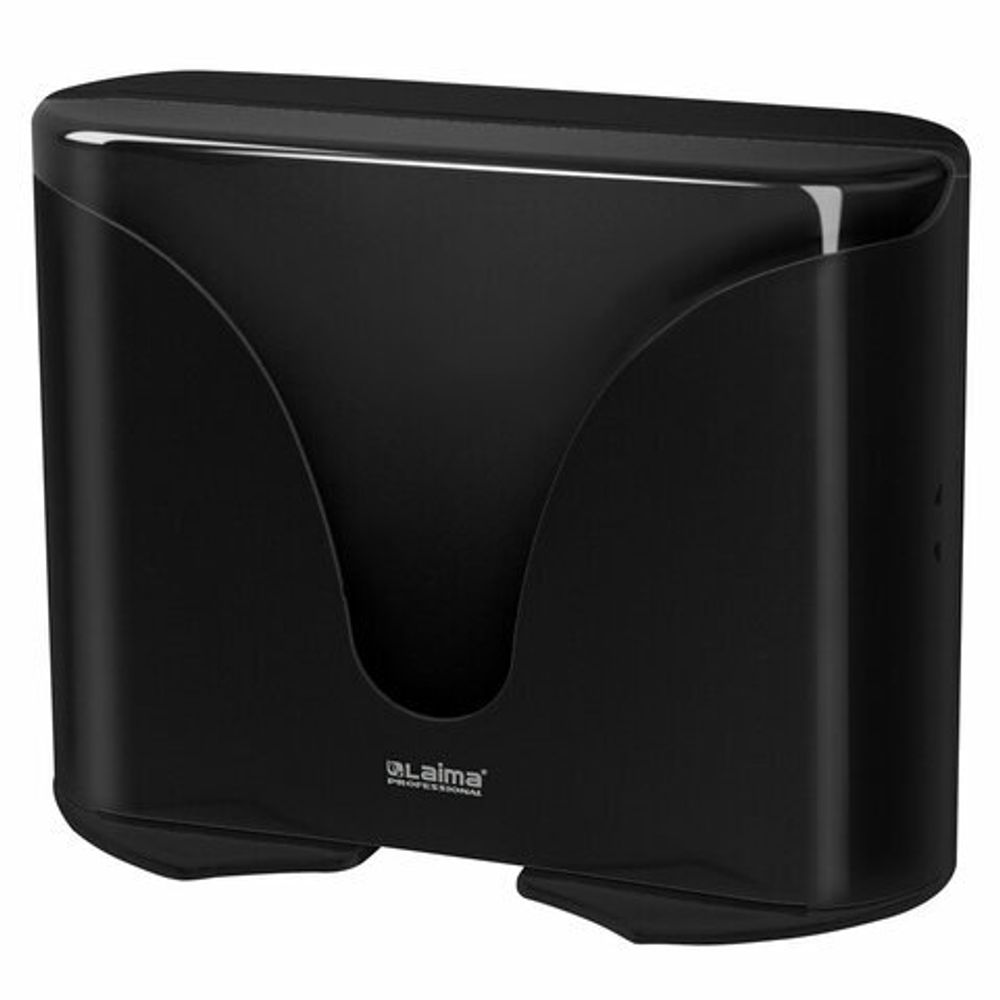 Диспенсер для полотенец EXTRA LAIMA PROFESSIONAL, (Система H2), Z-сложения, черный, ABS-пластик, 609473, 303369
