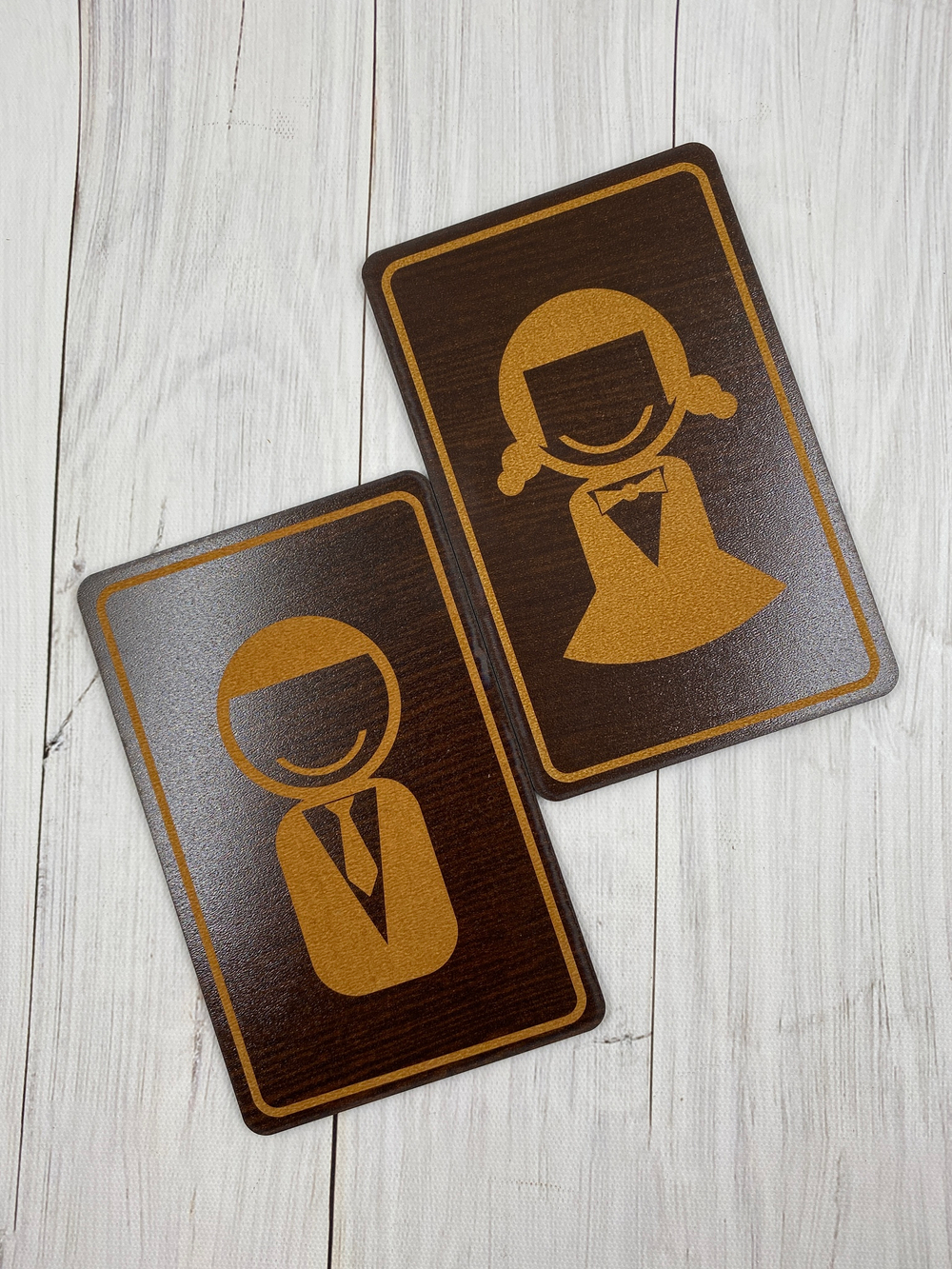 Табличка на туалет (пара М+Ж)