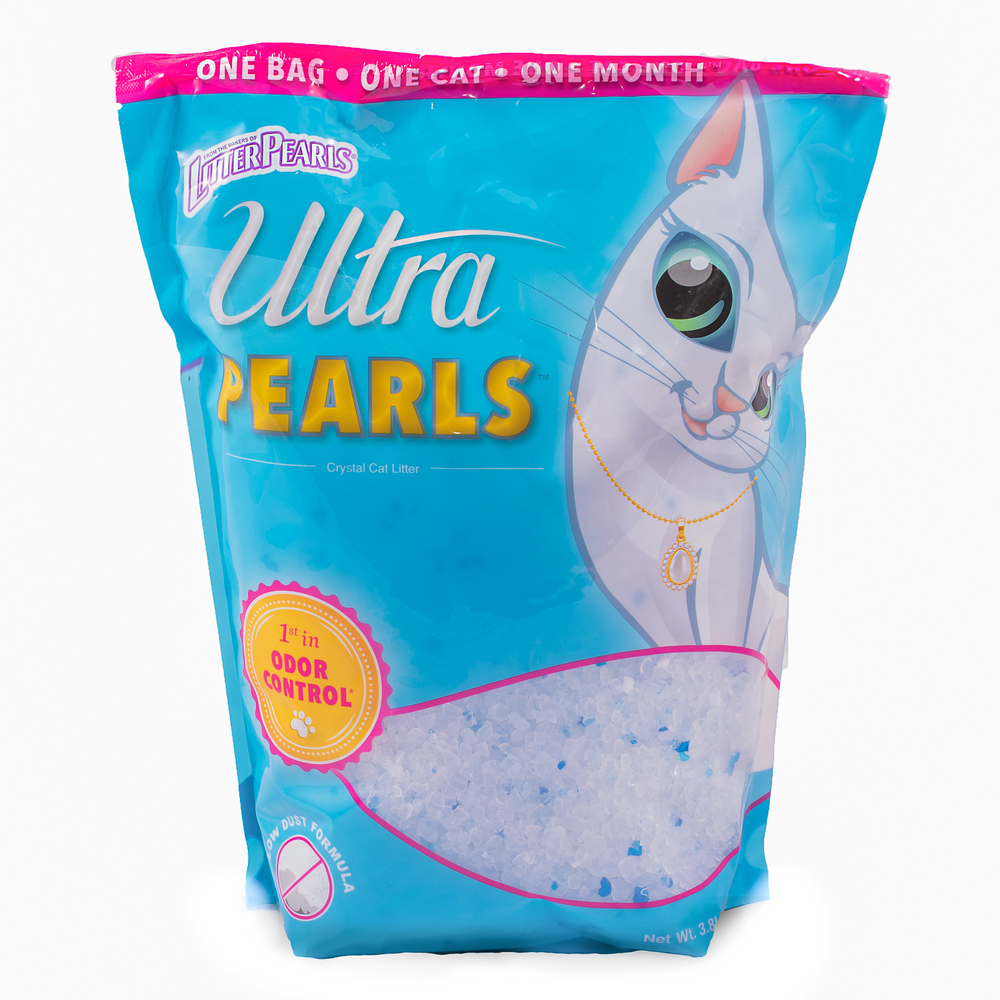ULTRA PEARLS Наполнитель силикагелевый для кошек, 3,8 л