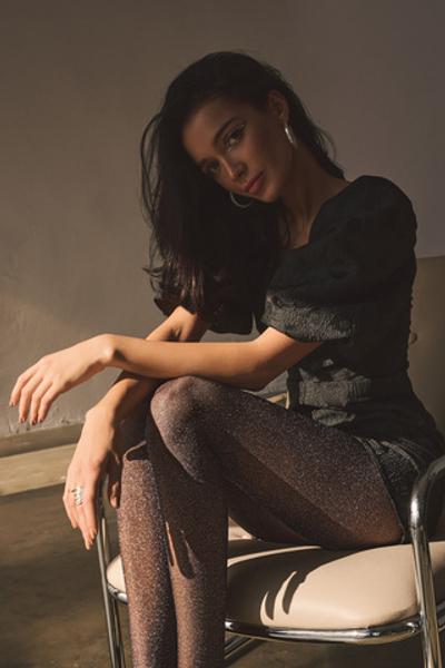 435 Lurex 20 den Silver