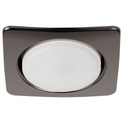 KL71 BK /1 (к) Светильник ЭРА под лампу Gx53 квадр.,220V, 13W,черный металл | Встраиваемые светильники Для ламп GX53