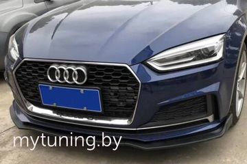 Юбка переднего бампера V.1 для Audi A5 F5 2016-2019 Sportback Coupe Cabrio