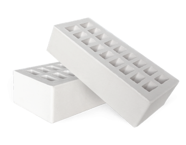 Кирпич 1НФ Белый Гладкий