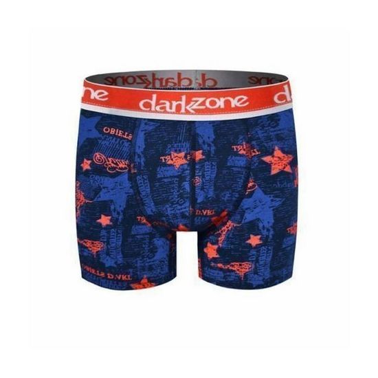 Трусы мужские боксеры синие с принтом DARKZONE DZN2644