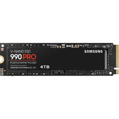 Samsung SSD 4TB 990 PRO PCIe Gen 4.0 x4 NVMe 2.0 V-NAND TLC MZ-V9P4T0BW