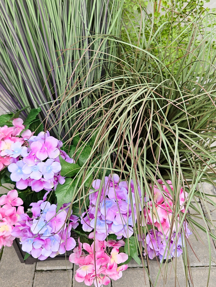 Набор растений 110см в коричневом кашпо