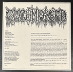 Decomposed - The Funeral Obsession (Англия 1992г.) 12", 45 RPM