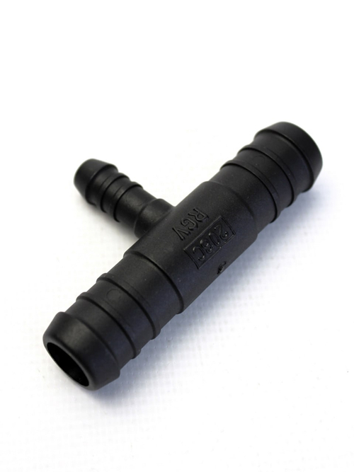 Соединитель для шлангов тройной T-образный d=18-10-18 - пластик