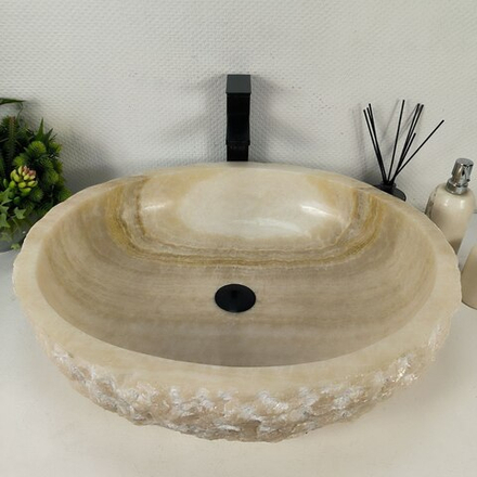 Раковина из оникса Erozy White EO-64378 62*52*15 0215