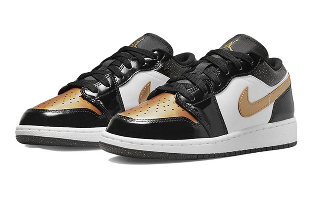 Jordan Kids Air Jordan 1 Low SE "Gold Toe" Sneakers