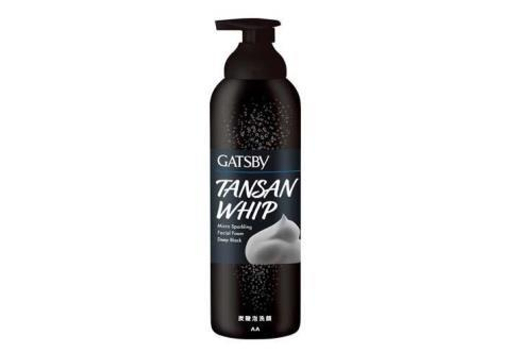 Mandom Мужская пенка "Gatsby Facial Foam Deep Black" для умывания с карбоновой кислотой и древесным углём (суперочищение и свежесть) 200 г