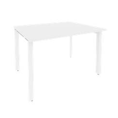 Onix Стол переговорный O.MP-PRG-1.2 Белый Бриллиант/Металл Белый 1180*980*750