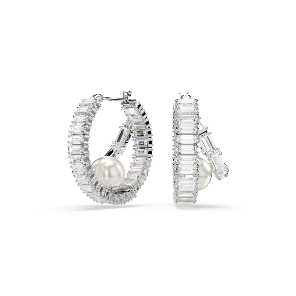 SS25 CAPSULE:PE PRL HOOP WHI/RHS