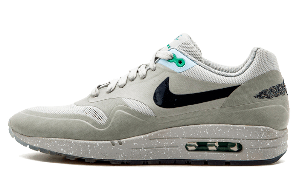 CLOT x Nike Air Max 1 "Kiss of Death" (2013) Kiss of Death low-top running shoes for men and women the same gray