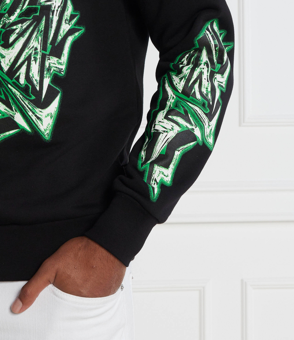 Худи Plein Sport - черный(MJO1097 STE003N)