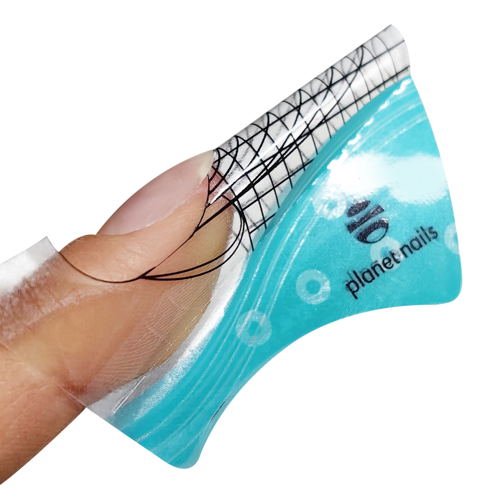 Planet Nails Формы для наращивания пластиковые, 200 шт
