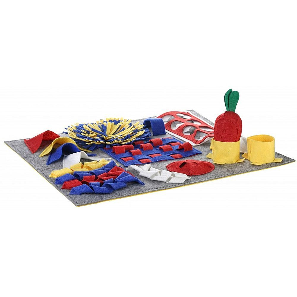 Нюхательный коврик, размер 60*70 см, 9 заданий