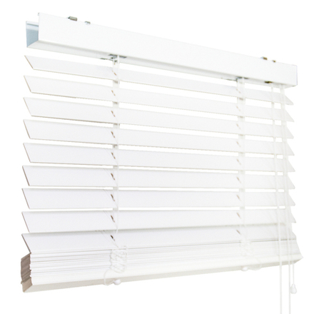 Жалюзи горизонтальные деревянные Белый 9774/50