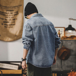 Американская джинсовая рубашка