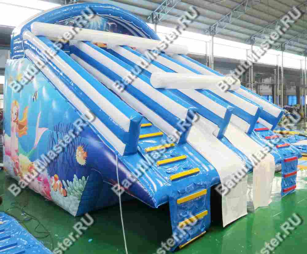 Надувная водная горка для бассейна «Русалочка Бэлла» 7*6*5 м