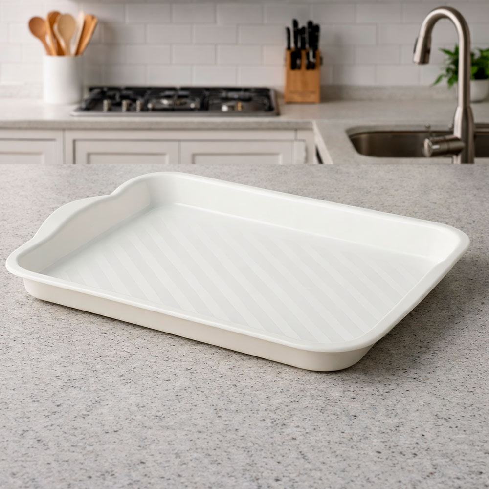 Поднос малый универсальный 25*29см, белый