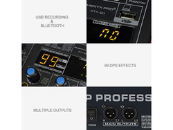 Аудиомикшер Phenyx Pro PTX-20 Black