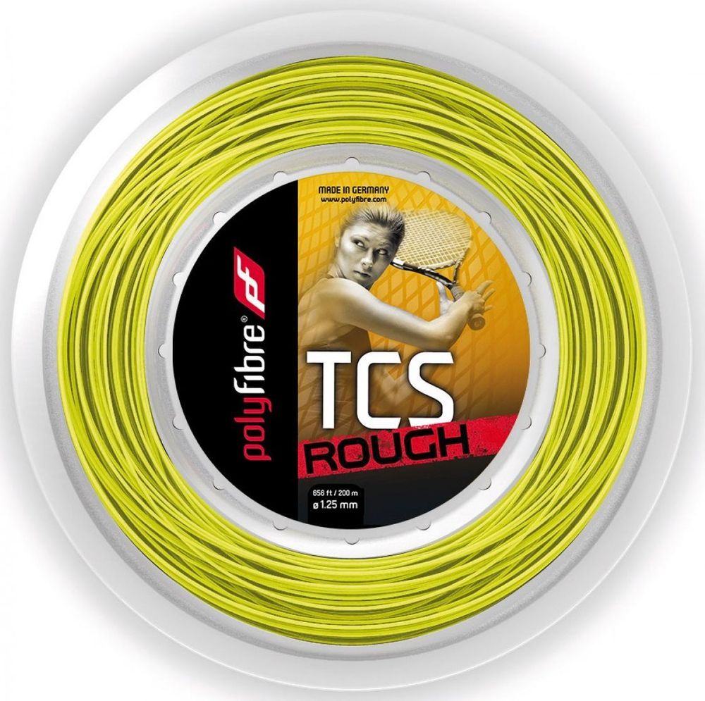 Теннисные струны Polyfibre TCS Rough (200 m) - желтый
