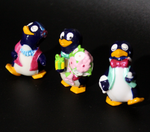 Пингвины барные, Pingo Party, Киндер-Сюрприз, Kinder, 1994 год 3 штуки