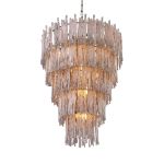 Люстра KG1258P-12 chrome/silver