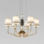 Умная люстра с декором из керамики 101012/6