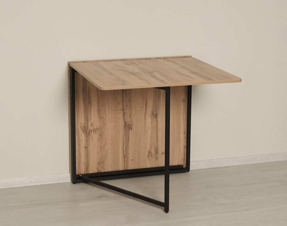 Колибри-16 (DaVita) Стол-книжка (дуб вотан/черный)