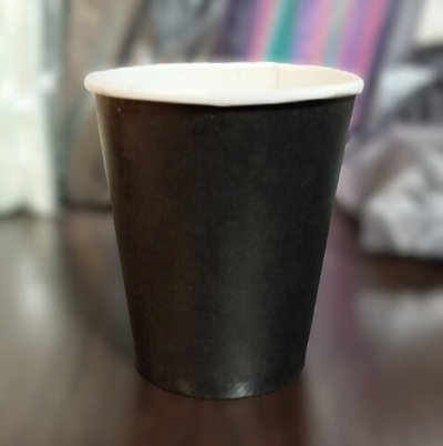 Стакан бумажный 250/290 ГН Черный (50/1000) ВИРИДО