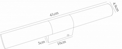 Подсветка для картин и зеркал Arte Lamp A2828AP-1CC