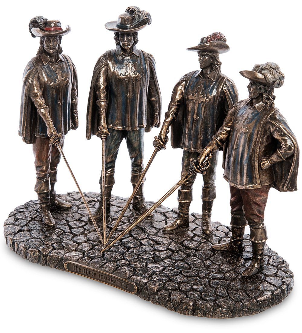 Veronese WS-1023 Статуэтка «Мушкетеры - один за всех и все за одного»