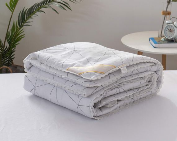 Одеяло Барри микроволокно в сатине всесезонное