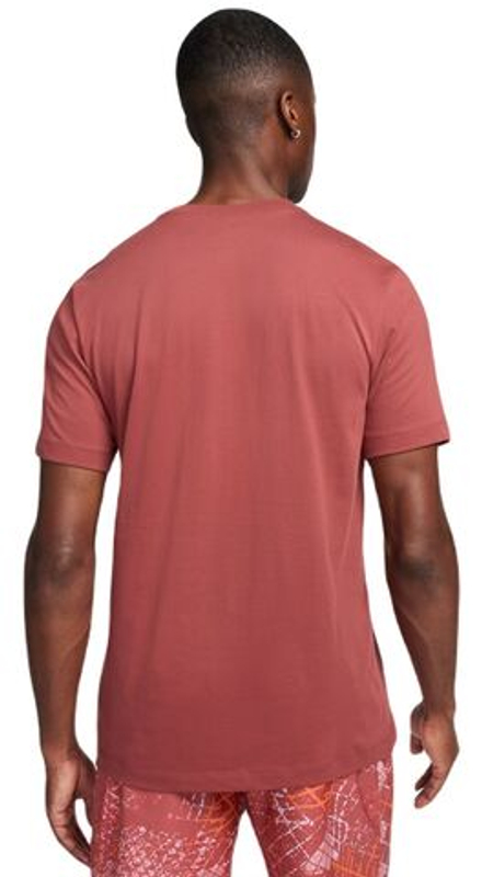 Мужская теннисная футболка Nike Court Dri-Fit Tennis T-Shirt - cedar