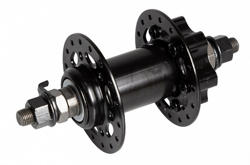 Втулка передняя 32H FSD-314FD под диск торм, сталь/алюм. чёрная под гайку