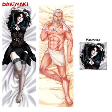 Дакимакура Геральт и Йеннифэр арт. 0376