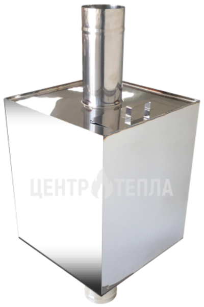 Бак "Квадро" на трубе 55 л. (AISI 304/1,0) Центр Тепла