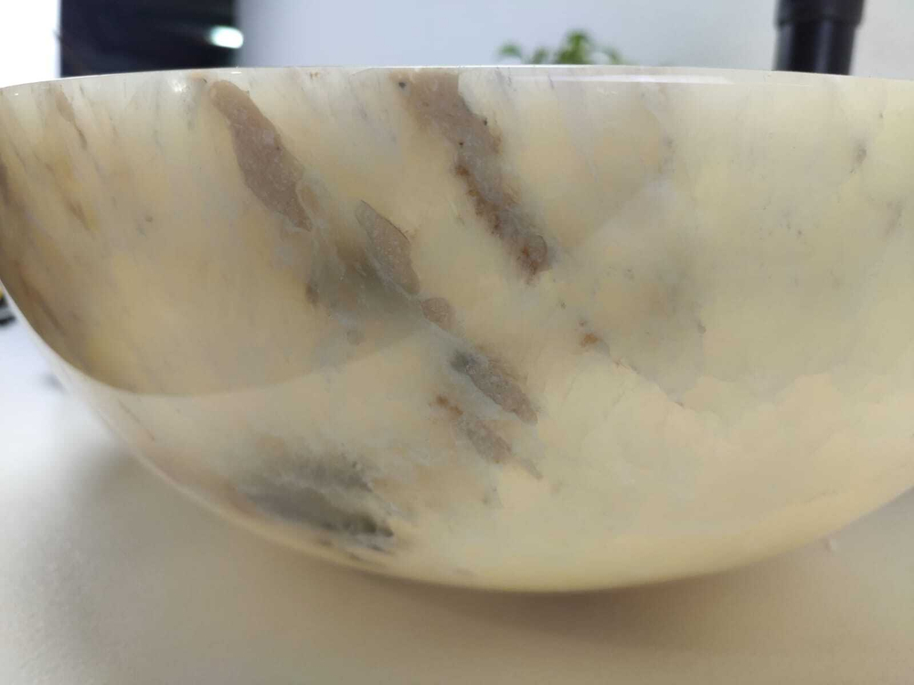 Раковина из оникса Bowl Yellow TinLip BO-61062 40*40*15
