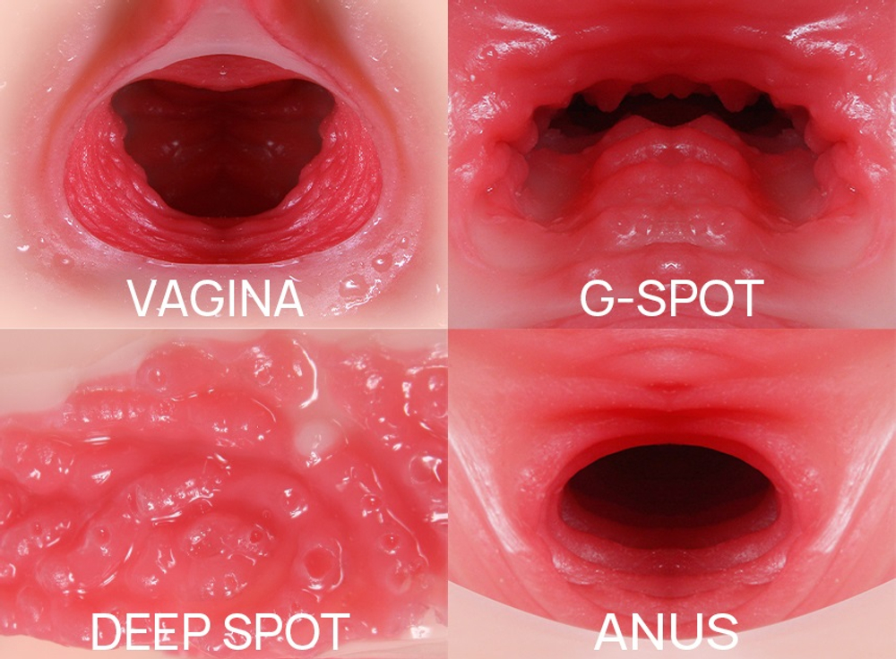 Kokos Maria Onahole Real Vagina - Мастурбатор полуторс с двойным слоем материала