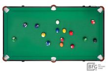 Бильярд BFG Compact Light 6 (Анкор) (Пул, анкор темный (ЛДСП), ЛДСП_16, Manchester 45 Yellow green ш1,98м, Х/б сетка)