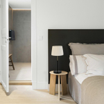 8302/1T MODERNI бронза/черный/бежевый, металл/текстиль Настольная лампа E27 1*60W 220V TUNE