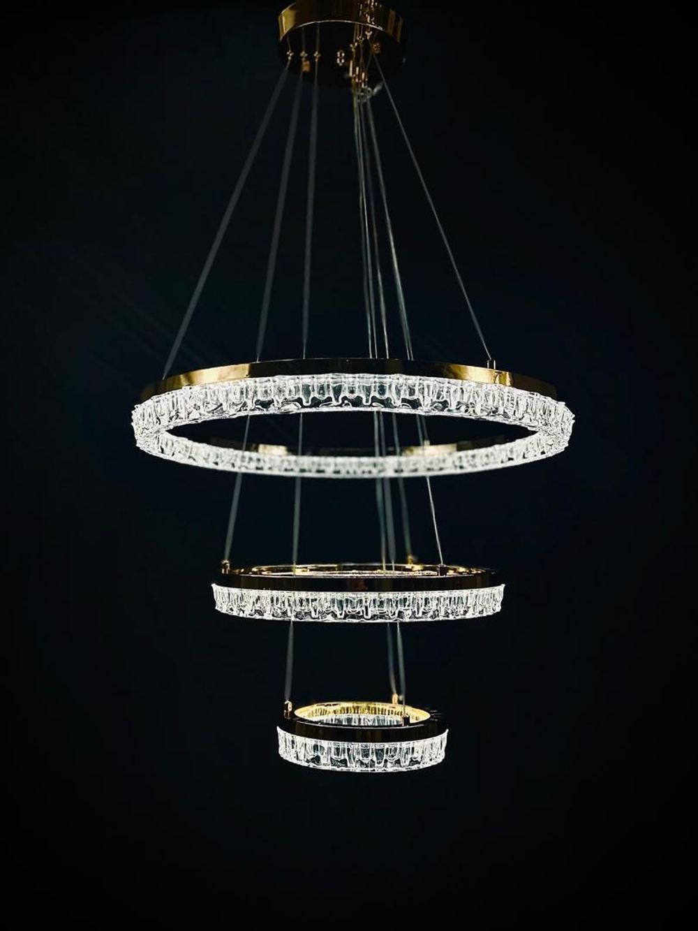 Люстра подвесная Lanbos CD.58147-20 40 60 J1, 3 лампы LED, 105 Вт, до 20 кв м