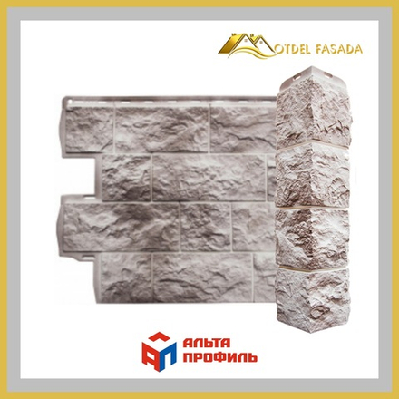 Фасадная панель Альта-Профиль Туф Исландский 680*560*26мм 0,38м2