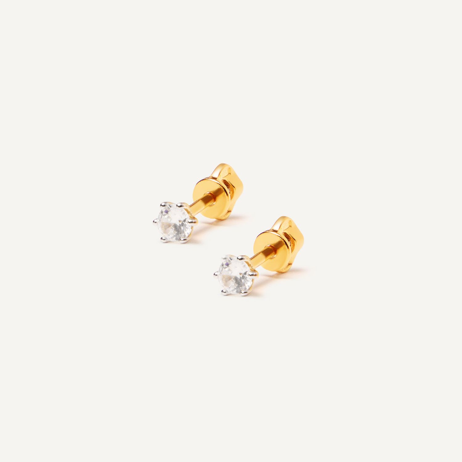 Серьги Classic Studs Size 3.25, Gold
